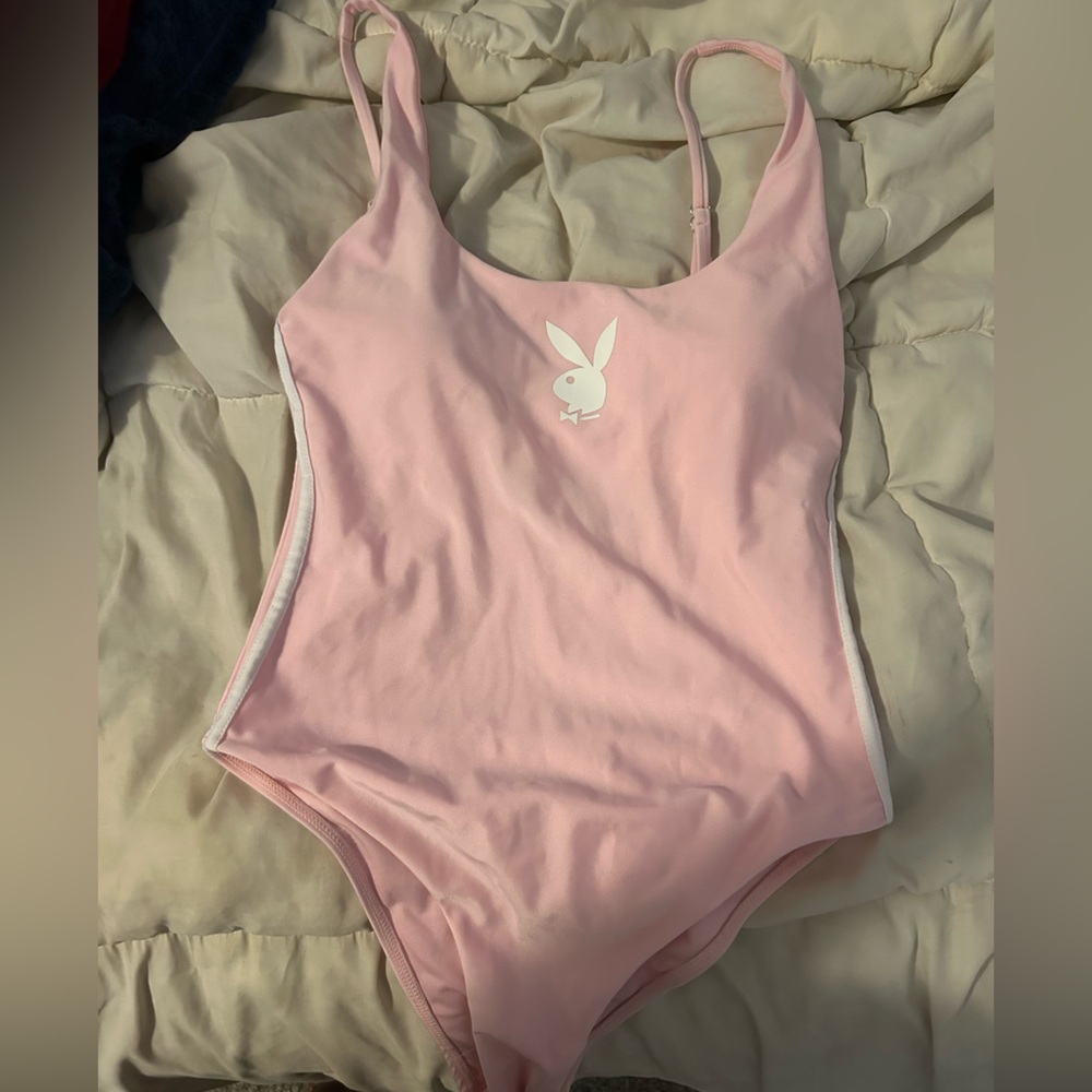 PLAYBOY Pink One Piece Swimsuit
